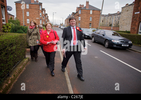 Stephen Curran et Johann Lamont Banque D'Images