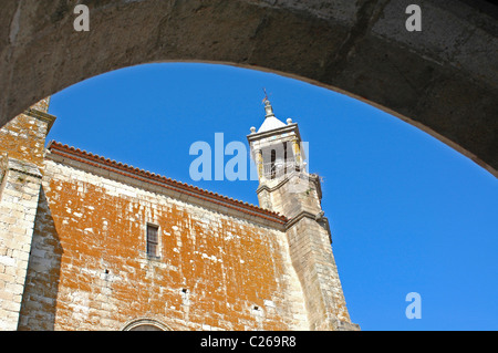 Église Saint-Martin (15ème-16ème siècle), la place principale de Trujillo. Caceres province, Estrémadure, Espagne Banque D'Images