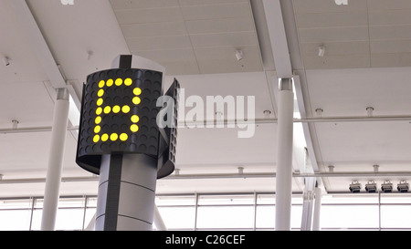 Lettre B, à l'aéroport. Banque D'Images