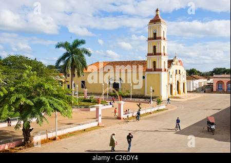 San Juan Bautista ou paroissiaux Maire Église, Remedios, Cuba, Province de Santa Clara Banque D'Images