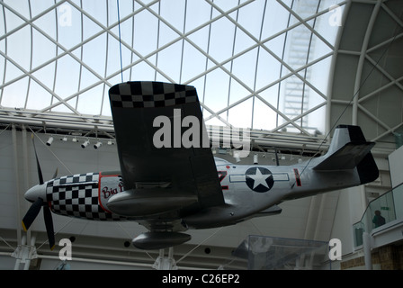 Des avions américains sur l'affichage à l'Imperial War Museum Lambeth Road, Lambeth SE1 Banque D'Images