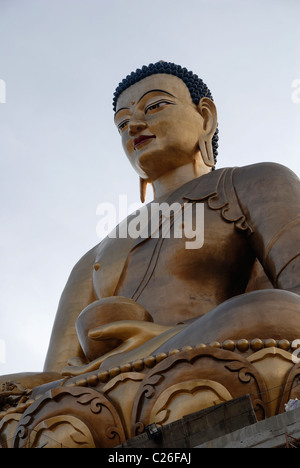 Statue géante Bouddha Point (PC Inpact Phodrang, encore en construction), Thimphu, Bhoutan Banque D'Images