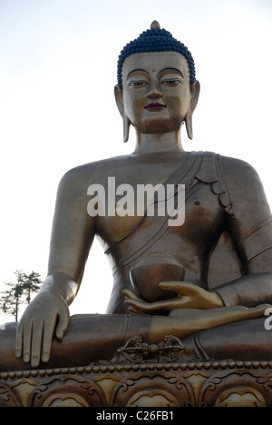 Statue de Bouddha géant au point (PC Inpact Phodrang, encore en construction), Thimphu, Bhoutan Banque D'Images