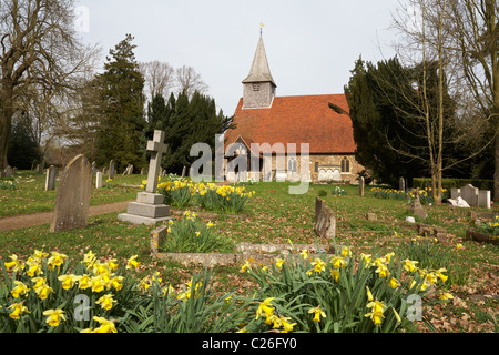 Copford Essex l'église de St Michael et Tous les Anges Banque D'Images