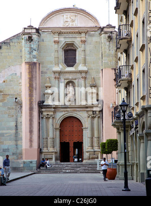 La cathédrale La ville d'Oaxaca au Mexique Banque D'Images