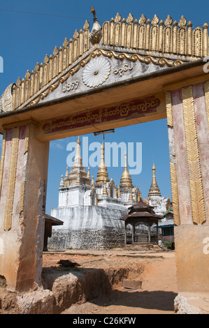 Trek de Nahmsen à Hsipaw. Le nord de l'État Shan. Myanmar Banque D'Images