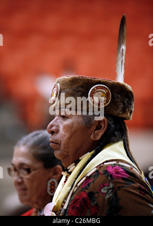 Les participants à un Powwow tenu à Big Spring, Texas. Banque D'Images