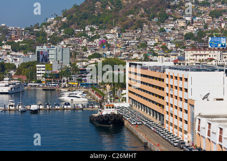 Port d'Acapulco, Guerrero, Mexique Banque D'Images