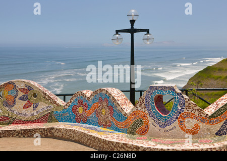 Parque del Amor, Miraflores, Lima, Pérou Banque D'Images