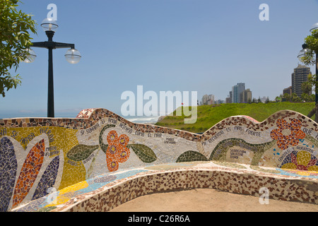 Parque del Amor, Miraflores, Lima, Pérou Banque D'Images