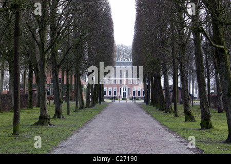 Et d'entrée de l'entraînement à Uithuizen Menkemaborg aux Pays-Bas Banque D'Images