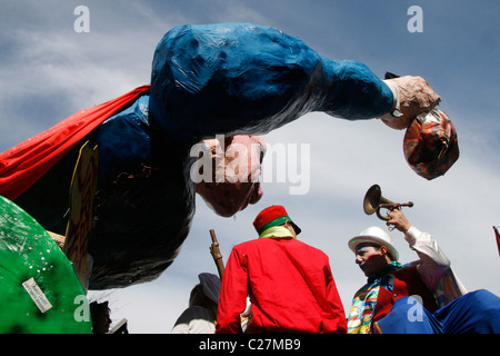 Procession carnaval célébrations dans la rue via Nazionale, à Rome, Italie Banque D'Images