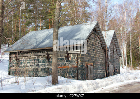 Des fours à charbon dans Trollshovda, Finlande Banque D'Images