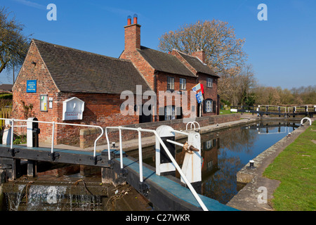 Canal Erewash près de Long Eaton, Derbyshire, England, GB, le Royaume-Uni, l'Union européenne, de l'Europe Banque D'Images