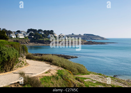 Côte de Bretagne - Port Navalo, Arzon, presqu'île de Rhuys, Golfe du Morbihan, Bretagne, France, Europe Banque D'Images