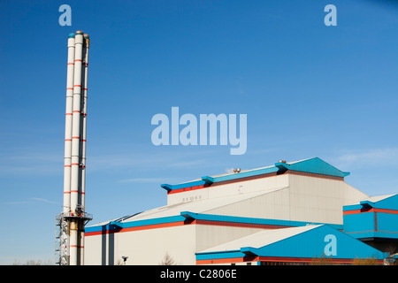 Une usine produisant de l'énergie alimentée par la combustion de déchets ménagers à Billingham sur Teeside, UK. Banque D'Images