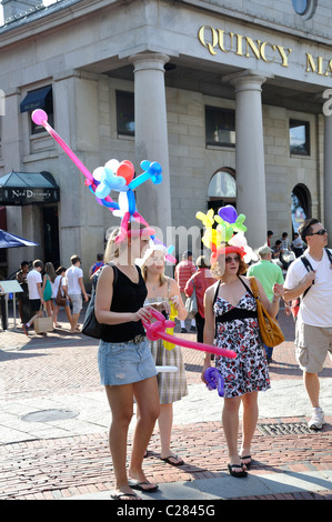 Boston, Massachusetts, USA - Quincy Market Banque D'Images