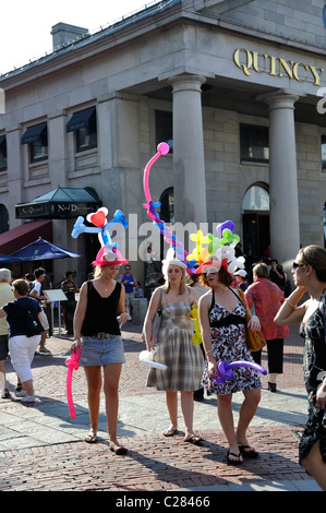 Boston, Massachusetts, USA - Quincy Market Banque D'Images