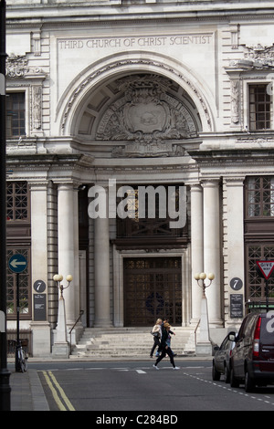 Troisième église du Christ Scientist bâtiment à Mayfair Londres Royaume-Uni Banque D'Images