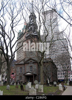 La chapelle saint Paul, Manhattan, New York City, l'Amérique Banque D'Images