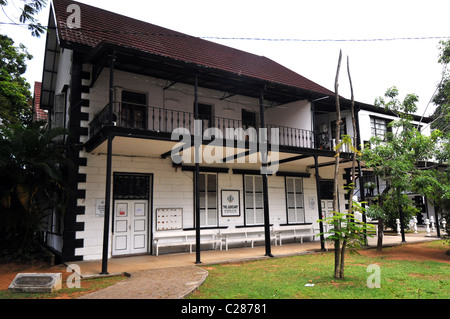 Bâtiment de la Cour, Mahe, Seychelles Banque D'Images