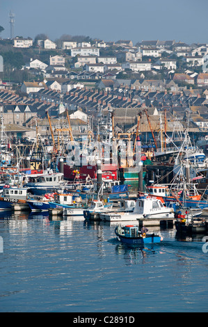 Le port de Newlyn, Penzance, Cornwall, United Kingdom Banque D'Images