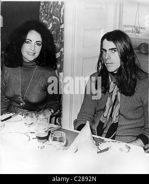 L'actrice Liz Taylor le réunit avec fils Michael Jr. Banque D'Images