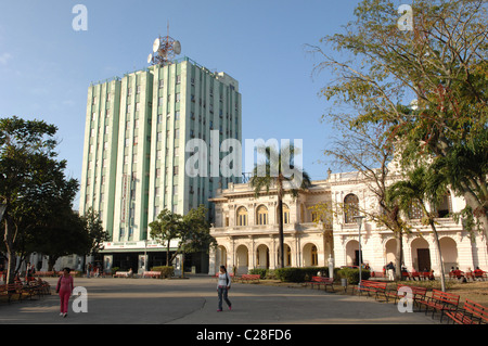 Des scènes de rue Santa Clara Cuba Banque D'Images