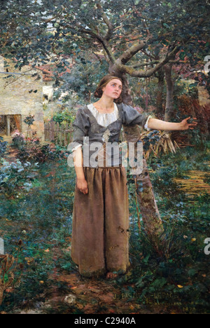 Détail : Jeanne d'Arc, 1879, par Jules Bastien-Lepage Banque D'Images