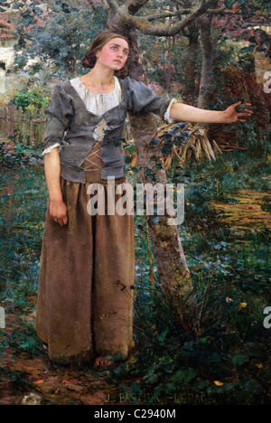 Détail : Jeanne d'Arc, 1879, par Jules Bastien-Lepage Banque D'Images