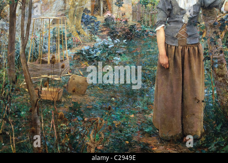 Détail : Jeanne d'Arc, 1879, par Jules Bastien-Lepage Banque D'Images