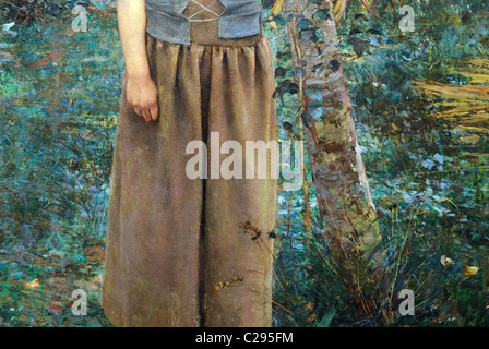 Détail : Jeanne d'Arc, 1879, par Jules Bastien-Lepage Banque D'Images