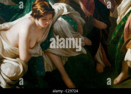 Détail : Florinda, 1853, par Franz Xaver Winterhalter, Banque D'Images