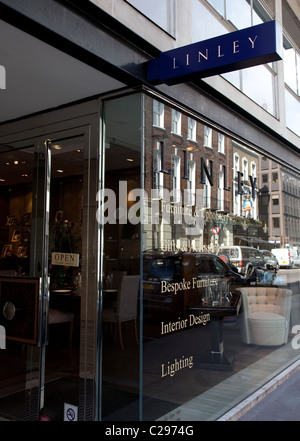 Le vicomte Linley's shop dans la région de Albemarle Street, Mayfair, London Banque D'Images