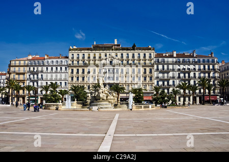 Grand Hotel de la Gare (centre) à la place de la liberté dans le centre de Toulon France Banque D'Images