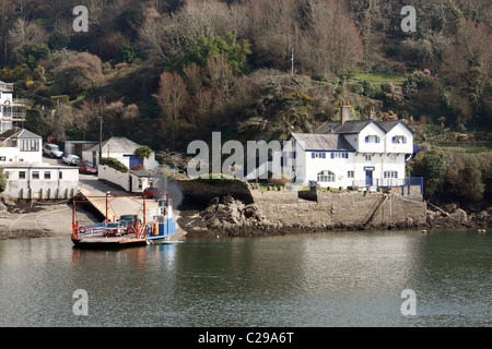 FERRYSIDE LA MAISON DE Daphné du Maurier SUR LA RIVIÈRE FOWEY CORNWALL À BODINNICK. Banque D'Images