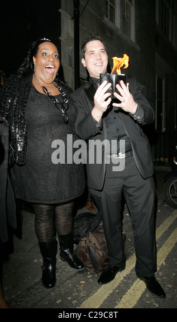 Alison Hammond ce matin 21e anniversaire a eu lieu au Studio Valbonne Londres, Angleterre - 10.12.09 Banque D'Images