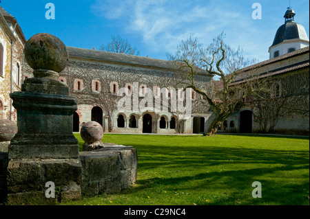 L'Abbaye de l'Escaladieu, Bonnemazon, Hautes Pyrenees, France Banque D'Images