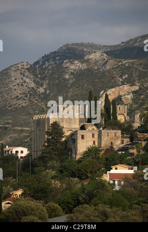 L'Abbaye de Bellapais, ruines de Bellapais, République turque de Chypre du Nord Banque D'Images