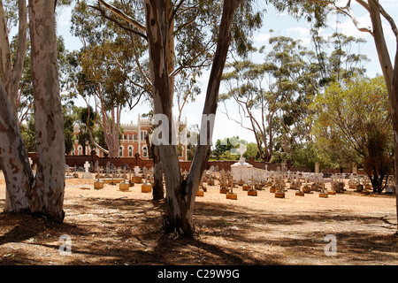 Cimetière cimetière du Monastère de New Norcia, en Australie de l'ouest de New Norcia Banque D'Images