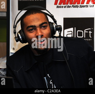 DeSean Jackson héberge son propre ESPN Radio show au profit de la Police Athletic League (PAL) de Philadelphie Philadelphie, USA - Banque D'Images