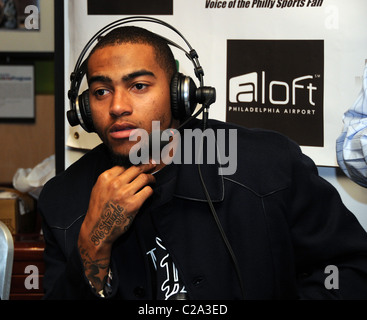 DeSean Jackson héberge son propre ESPN Radio show au profit de la Police Athletic League (PAL) de Philadelphie Philadelphie, USA - Banque D'Images