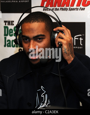 DeSean Jackson héberge son propre ESPN Radio show au profit de la Police Athletic League (PAL) de Philadelphie Philadelphie, USA - Banque D'Images