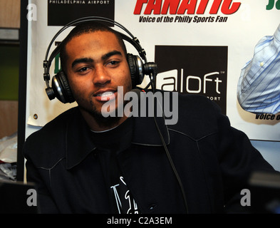 DeSean Jackson héberge son propre ESPN Radio show au profit de la Police Athletic League (PAL) de Philadelphie Philadelphie, USA - Banque D'Images