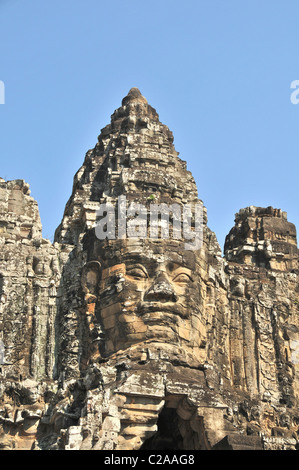 Angkor Thom entrée sud de la Victoire Siem Reap Cambodge Banque D'Images