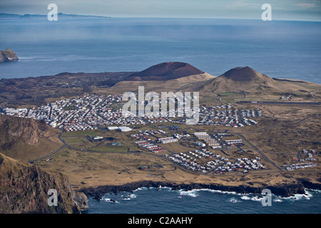 Heimaey, îles volcaniques, Îles Westman, Islande Banque D'Images