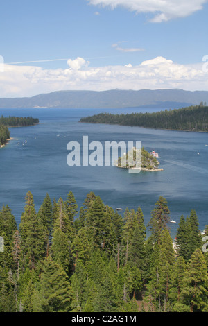 Emerald Bay Lake Tahoe en Californie Banque D'Images