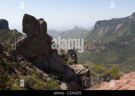 Des paysages de montagne sur le sentier de la mine perdue Big Bend National Park Utah USA Banque D'Images