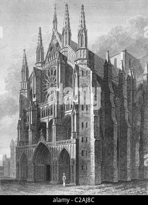 L'Abbaye de Westminster, Londres (publié 1856) Banque D'Images