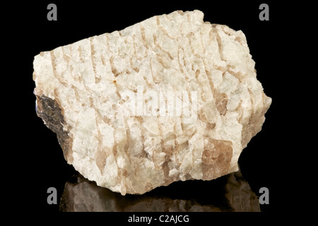 Granit graphique (roche ignée plutonique), Canada Banque D'Images